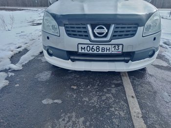 5 799 р. Накладка переднего бампера Городская Легенда Nissan Qashqai 1 дорестайлинг (2007-2010) (Неокрашенная)  с доставкой в г. Майкоп. Увеличить фотографию 4
