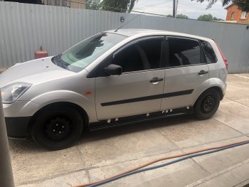 2 099 р. Универсальные пороги Автостайл™ №1 (длина 182+20 см) Hyundai Matrix 1 FC дорестайлинг (2001-2005)  с доставкой в г. Майкоп. Увеличить фотографию 9