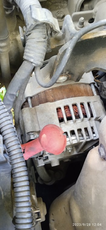 9 599 р. Генератор SAT (12V/80A) Nissan Primera 3 универсал P12 (2002-2008)  с доставкой в г. Майкоп. Увеличить фотографию 3