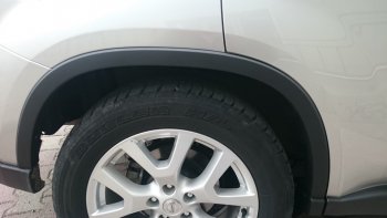 3 799 р. Молдинг арки крыла SAT (Передний, левый) Nissan X-trail 2 T31 дорестайлинг (2007-2011) (Неокрашенный)  с доставкой в г. Майкоп. Увеличить фотографию 2