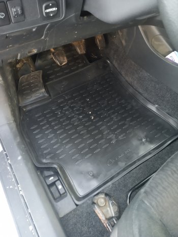 2 399 р. Комплект ковриков салона Element (полиуретан) Toyota Corolla E140 седан рестайлинг (2009-2013)  с доставкой в г. Майкоп. Увеличить фотографию 4
