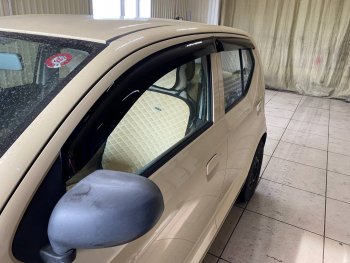 1 899 р. Ветровики дверей CA-Plastic Suzuki Alto HA36/36V хэтчбек 5 дв. дорестайлинг (2014-2021) (Classic полупрозрачный)  с доставкой в г. Майкоп. Увеличить фотографию 5