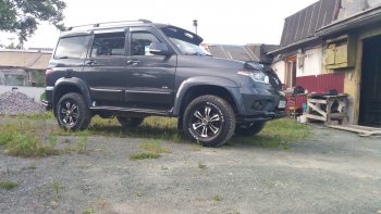 5 699 р. Молдинги дверей Ralex Tuning Уаз Патриот 3163 5 дв. дорестайлинг (2005-2013) (Текстурная поврехность)  с доставкой в г. Майкоп. Увеличить фотографию 5