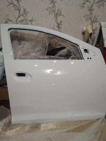 14 999 р. Правая дверь передняя SAT Renault Logan 2 дорестайлинг (2014-2018) (Неокрашенная)  с доставкой в г. Майкоп. Увеличить фотографию 2