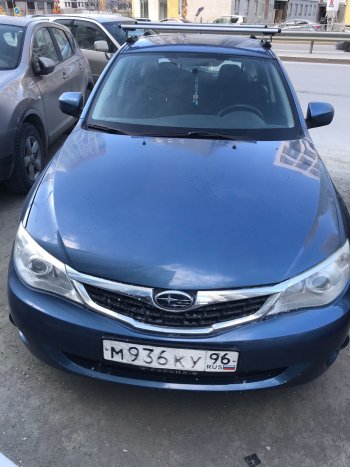 5 849 р. Передний бампер SAT Subaru Impreza GE седан (2007-2012) (Неокрашенный)  с доставкой в г. Майкоп. Увеличить фотографию 2