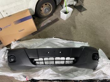 7 199 р. Передний бампер (нижняя часть) EUROBUMP Ford Transit цельнометаллический фургон (2014-2022) (Неокрашенный)  с доставкой в г. Майкоп. Увеличить фотографию 2