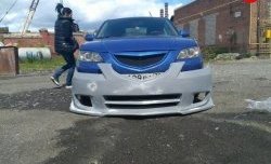 8 499 р. Передний бампер Mazda Speed  Mazda 3/Axela  BK (2003-2006) дорестайлинг седан (Неокрашенный)  с доставкой в г. Майкоп. Увеличить фотографию 11
