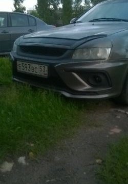 10 999 р. Передний бампер Xmug Лада Приора 21728 купе дорестайлинг (2010-2013) (Неокрашенный)  с доставкой в г. Майкоп. Увеличить фотографию 16