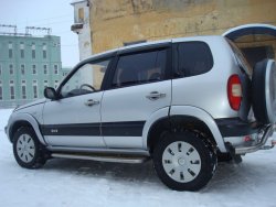 Пороги накладки KURAJ Chevrolet Niva  2123 (2002-2008), Лада 2123 (Нива Шевроле) (2002-2008)
