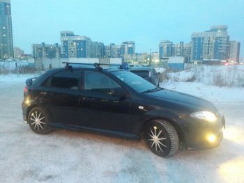 3 099 р. Пороги накладки Атланта Chevrolet Lacetti хэтчбек (2002-2013) (Неокрашенные)  с доставкой в г. Майкоп. Увеличить фотографию 4