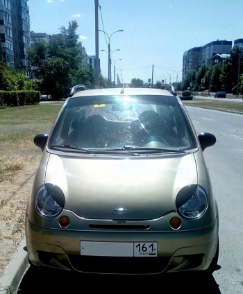 369 р. Реснички на фары RA Daewoo Matiz M100 дорестайлинг (1998-2000) (Неокрашенные)  с доставкой в г. Майкоп. Увеличить фотографию 5