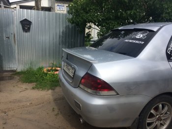 3 899 р. Лип спойлер Evo Mitsubishi Lancer 9 CS седан 1-ый рестайлинг (2003-2005) (Неокрашенный)  с доставкой в г. Майкоп. Увеличить фотографию 8