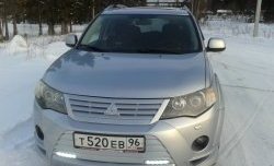 679 р. Радиаторная решётка Sport Mitsubishi Outlander XL (CW)  дорестайлинг (2005-2009) (Неокрашенная)  с доставкой в г. Майкоп. Увеличить фотографию 8