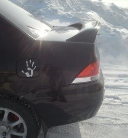 4 099 р. Средний спойлер 2.0 стандарт Mitsubishi Lancer 9 CS седан 1-ый рестайлинг (2003-2005) (Без места под стоп-сигнал, Неокрашенный)  с доставкой в г. Майкоп. Увеличить фотографию 3