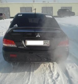 4 099 р. Средний спойлер 2.0 стандарт Mitsubishi Lancer 9 CS седан 1-ый рестайлинг (2003-2005) (Без места под стоп-сигнал, Неокрашенный)  с доставкой в г. Майкоп. Увеличить фотографию 4