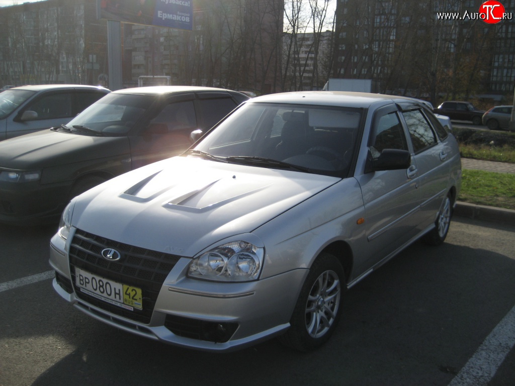 12 999 р. Пластиковый капот AVR  Лада Приора ( 2170,  2171,  2172,  21728) (2007-2018) седан дорестайлинг, универсал дорестайлинг , хэтчбек дорестайлинг, купе дорестайлинг, купе рестайлинг, седан рестайлинг, универсал рестайлинг, хэтчбек рестайлин (Неокрашенный, Без отверстий)  с доставкой в г. Майкоп