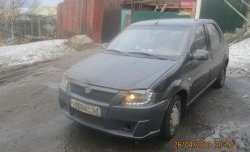 4 249 р. Передний бампер Классик 2 Renault Logan 1 дорестайлинг (2004-2010) (Неокрашенный)  с доставкой в г. Майкоп. Увеличить фотографию 5