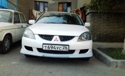 5 499 р. Накладка переднего бампера M-VRS Mitsubishi Lancer 9 CS универсал 1-ый рестайлинг (2003-2005) (Неокрашенная)  с доставкой в г. Майкоп. Увеличить фотографию 4