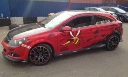4 749 р. Накладка переднего бампера Global Tuning Opel Astra H GTC хэтчбек 3 дв. рестайлинг (2006-2011) (Неокрашенная)  с доставкой в г. Майкоп. Увеличить фотографию 10