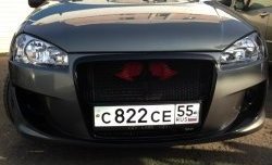 9 399 р. Передний бампер Я-робот Лада Калина 1117 универсал (2004-2013) (Неокрашенный, сетка в воздухозаборниках)  с доставкой в г. Майкоп. Увеличить фотографию 23