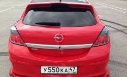 4 049 р. Спойлер на дверь багажника Global Tuning Opel Astra H GTC хэтчбек 3 дв. дорестайлинг (2004-2006) (Неокрашенный)  с доставкой в г. Майкоп. Увеличить фотографию 9