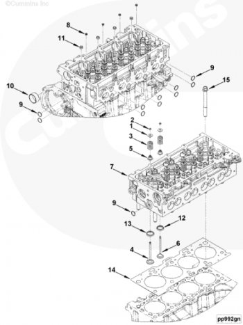 67 999 р. Головка блока цилиндров дв. Cummins ISF 2.8 HAFFEN ГАЗ ГАЗель 2705,Бизнес 2-ой рестайлинг цельнометаллический фургон (2010-2025)  с доставкой в г. Майкоп. Увеличить фотографию 8