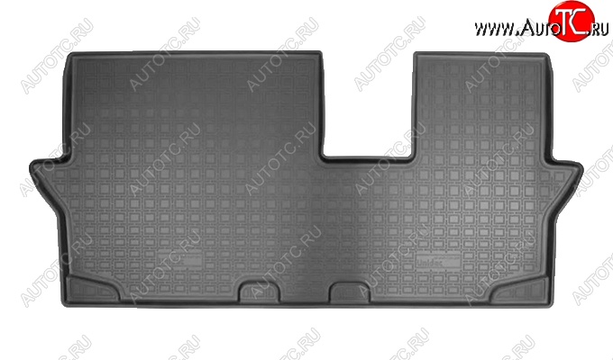 1 399 р. Коврик салонный Noplast (3-ий ряд) GAC GS8 (2016-2023) (Черный)  с доставкой в г. Майкоп