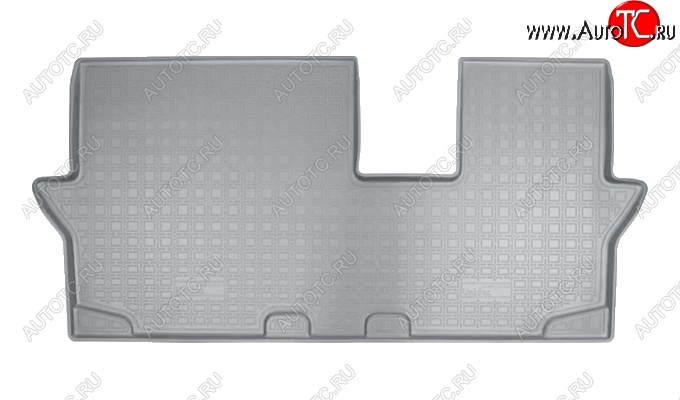 1 799 р. Коврик салонный Noplast (3-ий ряд)  GAC GS8 (2016-2023) (Серый)  с доставкой в г. Майкоп