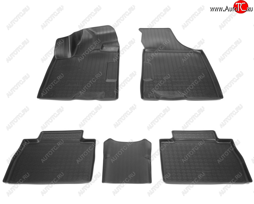 3 169 р. Коврики салона Norplast (3D, полимерные)  GAC GS8 (2016-2023)  с доставкой в г. Майкоп