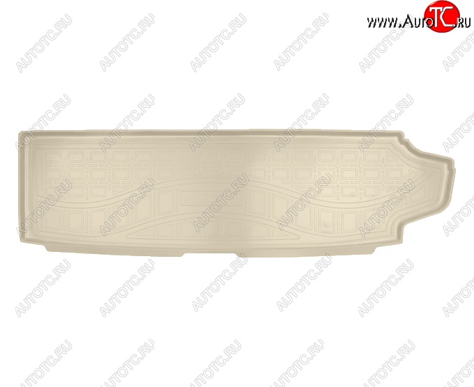 1 549 р. Коврик в багажник Norplast (разложенный 3 ряд)  GAC GS8 (2016-2023) (Бежевый)  с доставкой в г. Майкоп