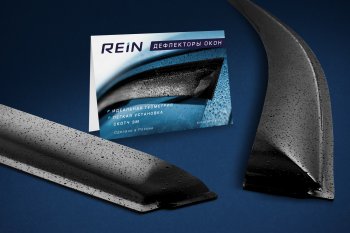 Дефлектор окон REIN 2шт ГАЗ Баргузин 2217 автобус 2-ой рестайлинг (2010-2025)