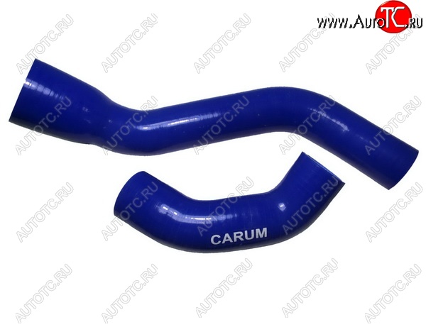 1 349 р. Патрубки радиатора (Cummins 2,8 силикон) CARUM ГАЗ Соболь 2217 Бизнес автобус 2-ой рестайлинг автобус (2010-2025) (комплект 2 шт.)  с доставкой в г. Майкоп