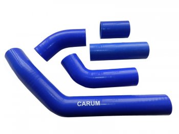 Патрубки радиатора (УМЗ-4215, 107 л.с. силикон) CARUM ГАЗ Соболь 2217 Бизнес автобус 2-ой рестайлинг автобус (2010-2025) (комплект 5 шт.)