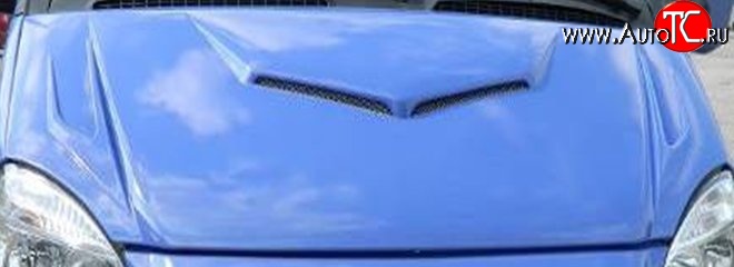3 519 р. Пластиковый капот Racing ГАЗ Баргузин 2217 автобус 2-ой рестайлинг (2010-2025) (Неокрашенный)  с доставкой в г. Майкоп