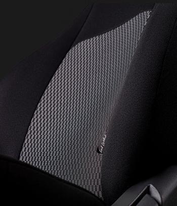 3 899 р. Чехлы для сидений Lord Autofashion Дублин (жаккард, 3 места)  ГАЗ ГАЗель ( 3302,  2705,  2705,Бизнес,  3302,Бизнес) (2003-2025) 1-ый рестайлинг бортовой , 1-ый рестайлинг цельнометаллический фургон, 2-ой рестайлинг цельнометаллический фургон, 2-ой рестайлинг шасси (черный/прямоугольник черный)  с доставкой в г. Майкоп. Увеличить фотографию 2