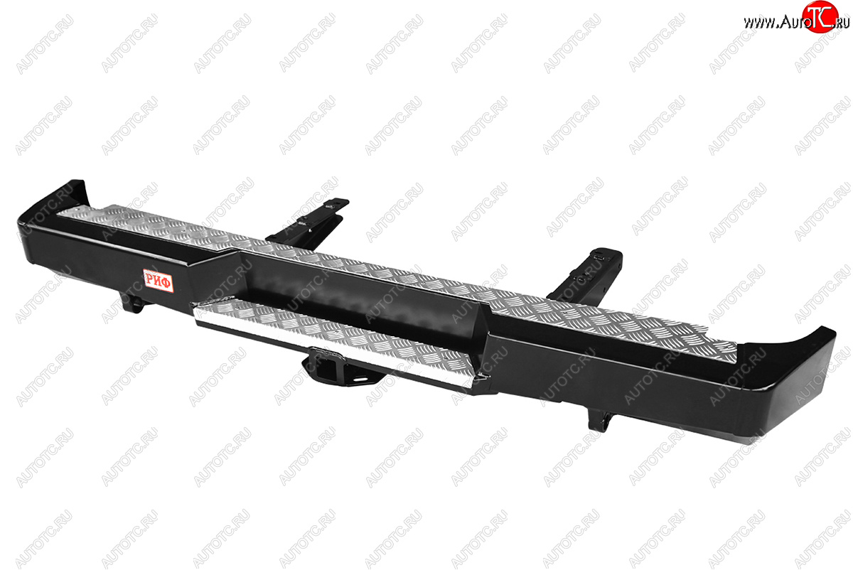 50 399 р. Бампер задний силовой (лифт 50 мм) РИФ ГАЗ Соболь 2752 дорестайлинг цельнометаллический фургон (1998-2002) (С квадратом под фаркоп)  с доставкой в г. Майкоп