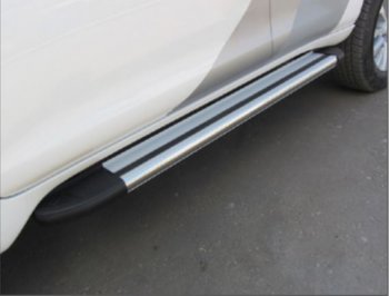 Порожки для ног Arbori Luxe Silver Geely Atlas Pro NL3 (2019-2025)