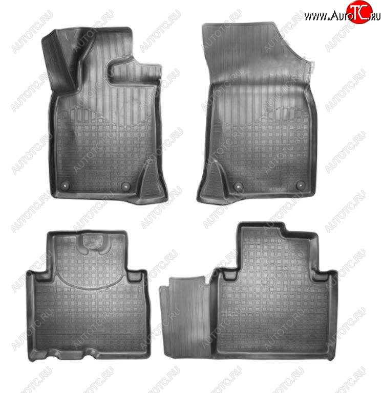 2 199 р. Коврики салонные Noplast  Geely Atlas  NL3 (2016-2022) (Черный)  с доставкой в г. Майкоп