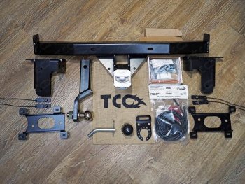 Фаркоп (тягово-сцепное устройство) TCC Geely Atlas  NL3 (2016-2022) (Оцинкованный, шар E)
