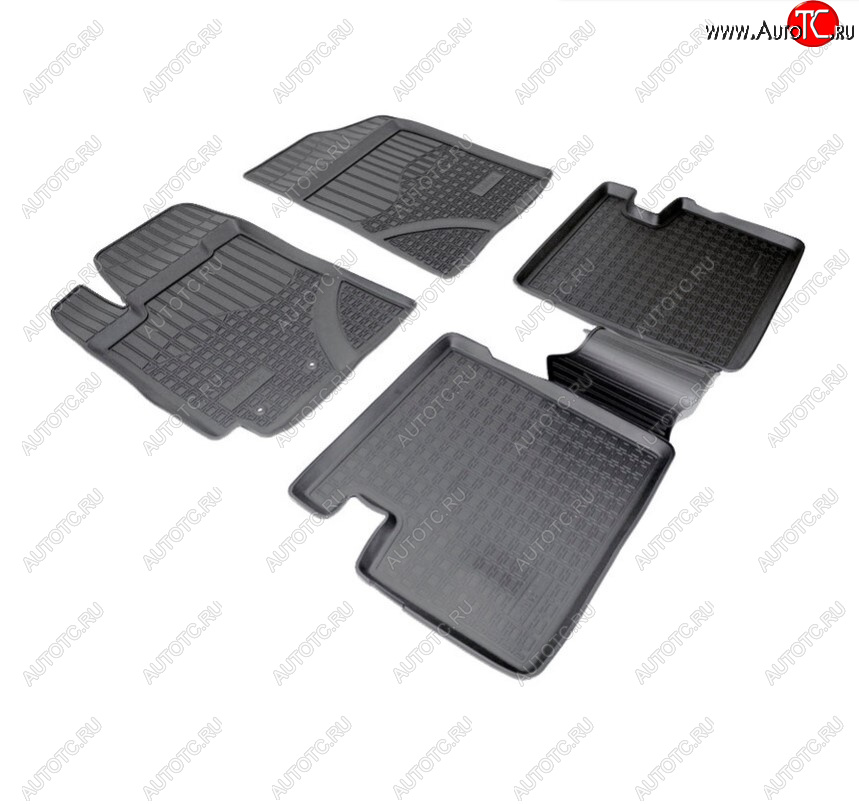 2 399 р. Коврик в багажник Norplast Unidec  Geely Emgrand EC7 (2009-2018) седан дорестайлинг, хэтчбек, седан 1-ый рестайлинг (Цвет: черный)  с доставкой в г. Майкоп