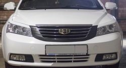 889 р. Реснички на фары Кураж  Geely Emgrand EC7 (2009-2016) седан дорестайлинг (Неокрашенные)  с доставкой в г. Майкоп. Увеличить фотографию 2