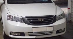 889 р. Реснички на фары Кураж  Geely Emgrand EC7 (2009-2016) седан дорестайлинг (Неокрашенные)  с доставкой в г. Майкоп. Увеличить фотографию 3