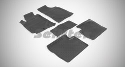 Износостойкие коврики в салон с высоким бортом SeiNtex Premium 4 шт. (резина) Geely Emgrand EC7 (2009-2016) седан дорестайлинг