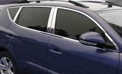 2 849 р. Нижние накладки на двери СТ Geely GX7 (2011-2015) (Неокрашенные)  с доставкой в г. Майкоп. Увеличить фотографию 2