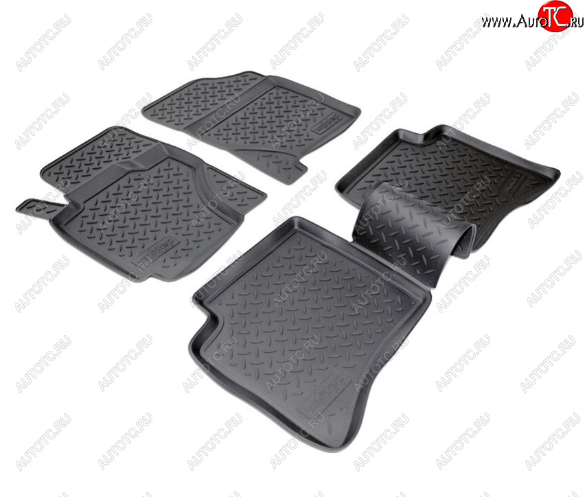 2 199 р. Комплект салонных ковриков Norplast Unidec Geely MK (2006-2015) (Цвет: черный)  с доставкой в г. Майкоп