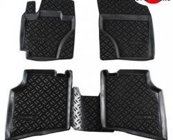 Комплект ковриков в салон Aileron 4 шт. (полиуретан) Geely MK Cross (2011-2016)