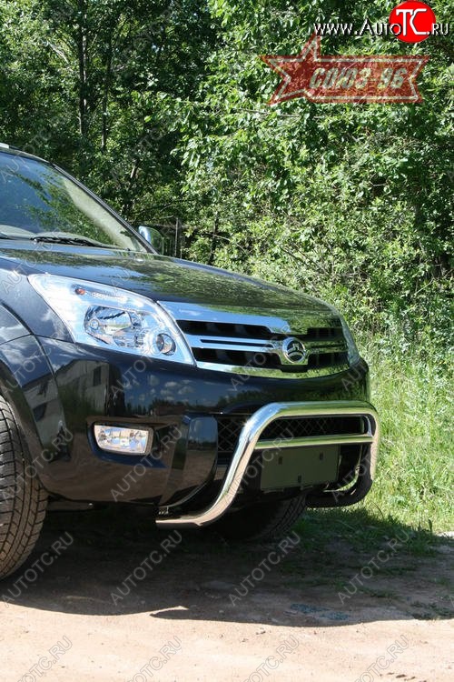 11 114 р. Защита переднего бампера Souz-96 (d60) Great Wall Hover  1-ый рестайлинг (2010-2014)  с доставкой в г. Майкоп