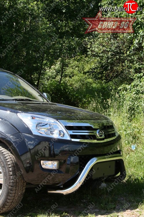 17 324 р. Защита переднего бампера Souz-96 (d76) Great Wall Hover  1-ый рестайлинг (2010-2014)  с доставкой в г. Майкоп