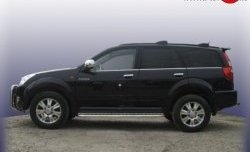Широкая защита порогов Slitkoff Great Wall Hover (2010-2014)  1-ый рестайлинг
