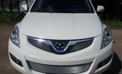 1 539 р. Нижняя сетка на бампер Russtal (хром) Great Wall Hover H5 (2010-2017)  с доставкой в г. Майкоп. Увеличить фотографию 4
